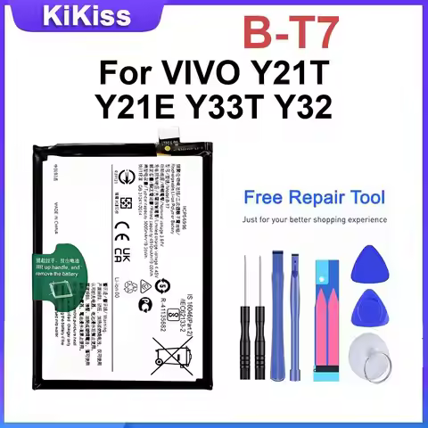 Mobile phone Battery For VIVO Y21T Y21E Y33T Y32,B-T7 Powerful Batteries