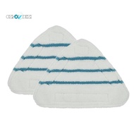 2Pcs Steam Mop Replacement Pads Triangle Washable Cloth Microfiber Steam Mop Pads Mop Head Pad Steam
