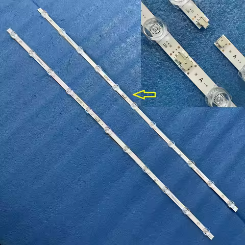 2pcs/set LED Strip 11LED For TV Hisense 43A7100 43A7100F 43A7100FTUK HD425X1U51-T0L2 SVH425A17 CRH-B