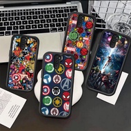 WC51 The Avengers Casing for hp Plating OPPO F21 F11 F23 F25 F15 A98 F17 F19S F19 Pro 5G TPU materia