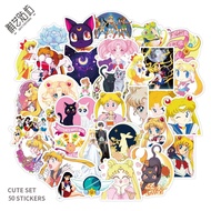 [50PCS] Cartoon Sticker Sailor Moon Sailor Moon Sticker Set #TZ015
