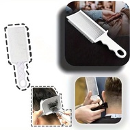 Men's Fade Comb Salon Barber Comb Push Clipper Haircut Comb Flat Top Antistatic Positioning Comb