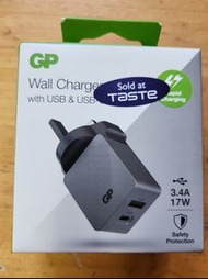 GP 快速充電 USB & USB-C 雙孔充電器