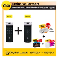 YALE YDR50GA + YDD724A Digital Lock