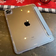 เคสป้องกัน iPad Acrylic Clear กันกระแทกพร้อมช่องใส่ปากกาสำหรับ iPad pro 11 ใหม่ 2025 iPad Air 7 Mini