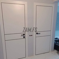 Satu Set Pintu plus Kusen Almini / Pintu Plus Kusen Alumunium / Pintu