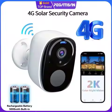4G 2K Rechargeable Battery Camera 2.4G WiFi Camera Wireless Home Surveillance Security Camera PIR ,I