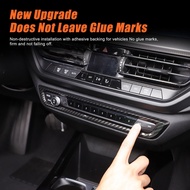 For BMW 2 Series F44/1 Series 2020-2023 ABS Carbon Fiber Texture Center Control Volume Button Frame 