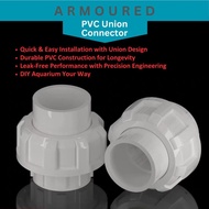 PVC Union Connector Fitting Joint for Water Pipe Aquarium Fish Tank Pond