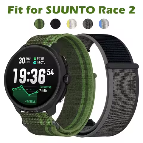 Nylon Wristband for Suunto Race 2 Strap Soft Comfortable Replacement 22mm Strap Bracelet for Suunto 