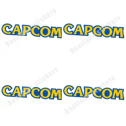 4X Fashion Decals Capcom Video Games Arcade Games Car Stickers Laptop Windows Car Decorations Motorc