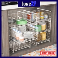 kitchen cabinet pull out basket / multi-function pull out storage rack / Under Sink kitchen storage rack