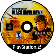 Kaset Game ps 2 Black - Delta Force Black Hawk Down - Game Perang PS2 - Game aksi tembak tembakan pl