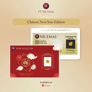 5 Pcs Nk Mini Gold 0.025 Gram (chinese New Year Envelope Edition) A