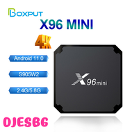 [DJESBGH] X96 Mini Android 11 Smart TV BOX 2.4G &amp; 5.8G Wireless WIFI 4K HDR10+ Media Player S905W2 Quad Core 4K HDR10+ Media Player TVBOX
