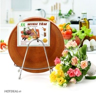Minh Tam round wooden cutting board in many sizes from 20cm to 36cm. Safe and Convenient.!!