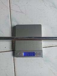 pipa kuningan polos serombongan stenlis (p80cm od13) ikan