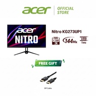 Acer Nitro KG273UP1 Monitor (27" IPS/144hz/1440p 2k/NTSC 72%/250nits/1ms VRB/Built in Speaker)