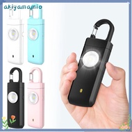 AKIYAMAMIO Personal Alarm Safety Keychain, Panic Security 130dB Emergency LED Torch Keyring, Keychai
