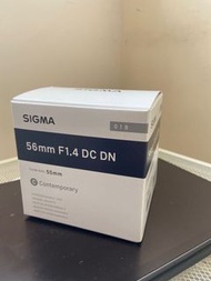 Sigma 56mm f1.4 BOX ONLY