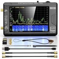 SeeSii TinySA Ultra+ ZS407 7.3GHz Spectrum Analyzer: 2026 Upgraded 4 Inch HW V0.5.4 100kHz-7.3GHz Ha