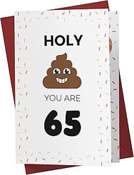 Funny 65th Birthday Card – Funny 65 Years Old Anniversary Card – Happy 65th Birthday Card – Hilariou