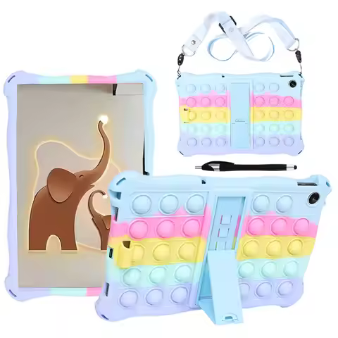 Soft Bubble Silicone Case For Lenovo Tab M10 Plus 10.6 3rd 2nd Gen 10.1inch TB-X606 X306 TB328FU TB1