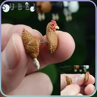 SULIN Funny Chicken Earrings, Lightweight Elegant Hand Painted Chicken Earrings, Cute  Animal Jewelr