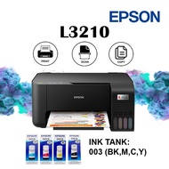 EPSON L3210 INK TANK PRINTER WITH 4SET ORIGINAL INK BCMY (PRINT/SCAN/COPY)