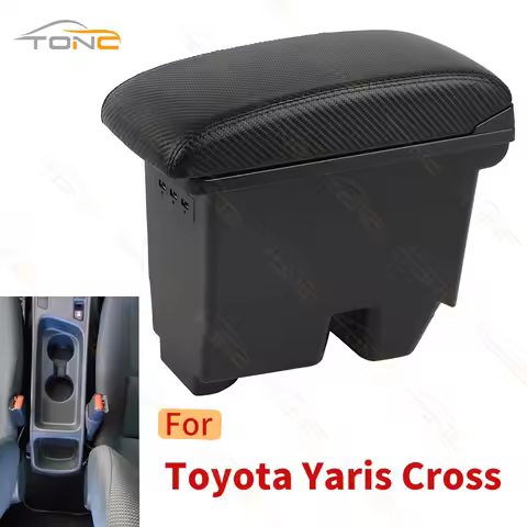 For Toyota Yaris Cross armrest box for toyota yaris suv central Store content box decoration With US