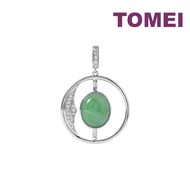 TOMEI Jade Pendant White Gold 750