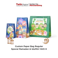 Twindigital Custom Ramadan Paper Bag/Eid Hampers Bag/Eid Paper Bag - Regular Paper Bag