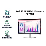 NEW Dell 27-Inch 4K USB-C Monitor: P2721Q 5YRS WARRANTY & FREE SHIPPING