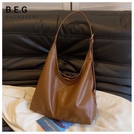 B.E.G Retro Shoulder Bag Popular Korean Version Underarm Bag Tote Bag Murah bag wanita