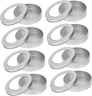 SEWACC 10pcs Box Sugar Cookie Tin Box Airtight Cookie Container Metal Empty Tins Small Metal Tin Cans Candy Storage Tin Dalgona Kit Christmas Candies Sundries Jar Tool Tinplate With Cover