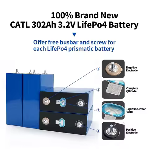 High quality EU USA warehouse CATL 3.2V 320Ah 302Ah Grade A 310ah lifepo4 battery DDP Shipping lifep