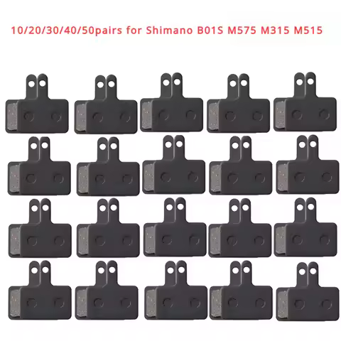 10/20/30/40/50pairs Bicycle Disc Semi-Metallic Brake Pad Partsfor Shimano B01S M575 M315 M515 M416 M