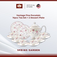 Vantage Fine Porcelain Spring Garden 14pcs Tea Set