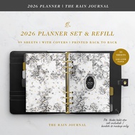 TRJ 2026 Planner and Ring Binder Set, Planner Refill, A5 Planner, A6 Planner, 2026 Calendar, LNHGold