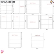 HGOUGV656Z6 A4 Kpop Photocard Binder, PP Multiple Pockets Photo Album Refill Pages, Transparent DIY 