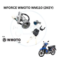 MAIN SWITCH SET KUNCI DEPAN BELAKANG IGNITION SWITCH MOTOR MFORCE WMOTO WM110 W MOTO WM 110