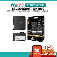 LEXAR SL400 Professional Go Portable SSD 1TB 2TB External Solid State Drive with Hub for ProRes Vide