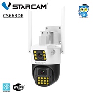 Vstarcam CS663DR ใหม่ Wifi กล้อง IP IP Camera ปลุกไซเรนติดตามอัตโนมัติไฟแฟลชกล้องวงจรปิด