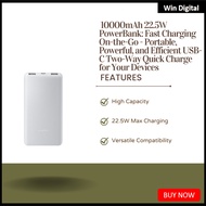 Xiaomi 10000mAh 22.5W PowerBank Max Charging up to 22.5W USB-C Two-Way Quick Charge Portable Battery Charger
