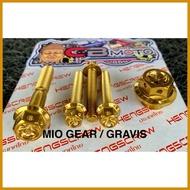 ♣ ━ ✰ Heng Drain Plug Bolt / Crank Gear Bolts /  for MIO I 125 M3 /  SOUL I 125 / MIO GEAR / GRAVIS