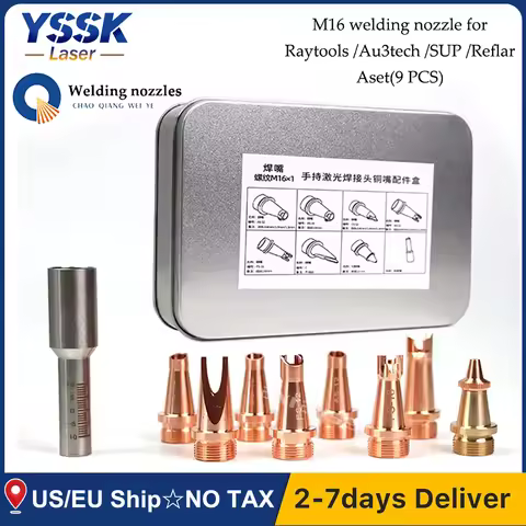 CQWY Fiber Laser Welding Nozzle Copper Nozzle M16 For SUP20T SUP21T SUP23T HW970 HW980 Raytools BW10
