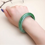 Jade bangle Bracelet for charm protection healing fashion accessory pearl rhinestone quartz