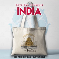 Souvenirs YA Souvenirs Tote Bag India Overseas - Souvenirs Tote Bag India Taj Mahal City of Tourism 