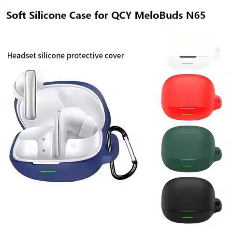 Case For QCY MeloBuds N65 Cover Silicone Protective Sleeve For QCY Melobuds N65 Wireless Earphone Pr