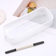 GRATIS ONGKIR - S6460 Tempat Pensil Transparan Polos / Pouch Serbaguna Aesthetic